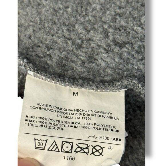 Old Navy Active Zip Up Vest Grey Sleeveless Zipped Pockets Activewear Women’s M - Picture 10 of 11